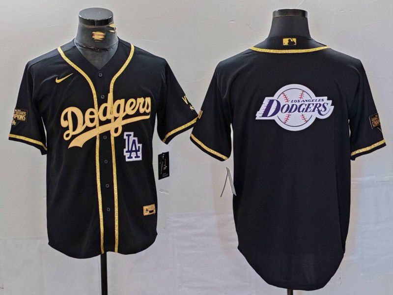 Men Los Angeles Dodgers Blank Black gold Fashion Nike Game MLB Jersey style 70611->los angeles dodgers->MLB Jersey